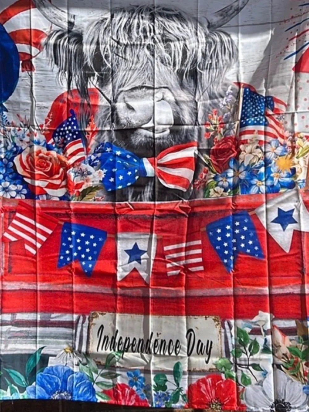 ⭐️KINDA SORTA ON STAY-CATION  UNTIL July 13th 🇺🇸Stars Shower Curtain Final Sale